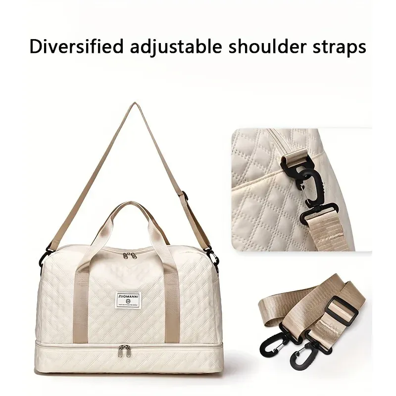 Versatile Luxe Travel Tote – Lightweight, Spacious & Stylish