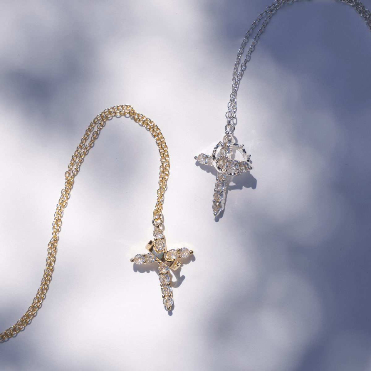 Crown Cross Faith Necklace