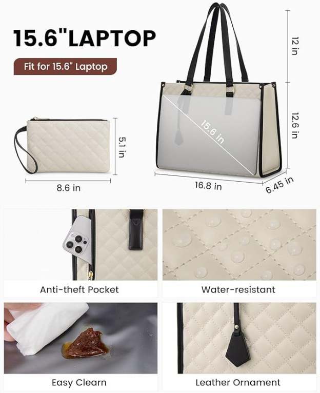 💼 The Ultimate 2-in-1 Tote Bag – Where Elegance Meets Functionality! 🍽️