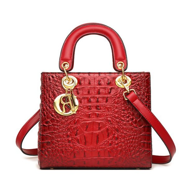 New Vintage Crocodile Women's Handheld Single Shoulder Crossbody Bag On 2024