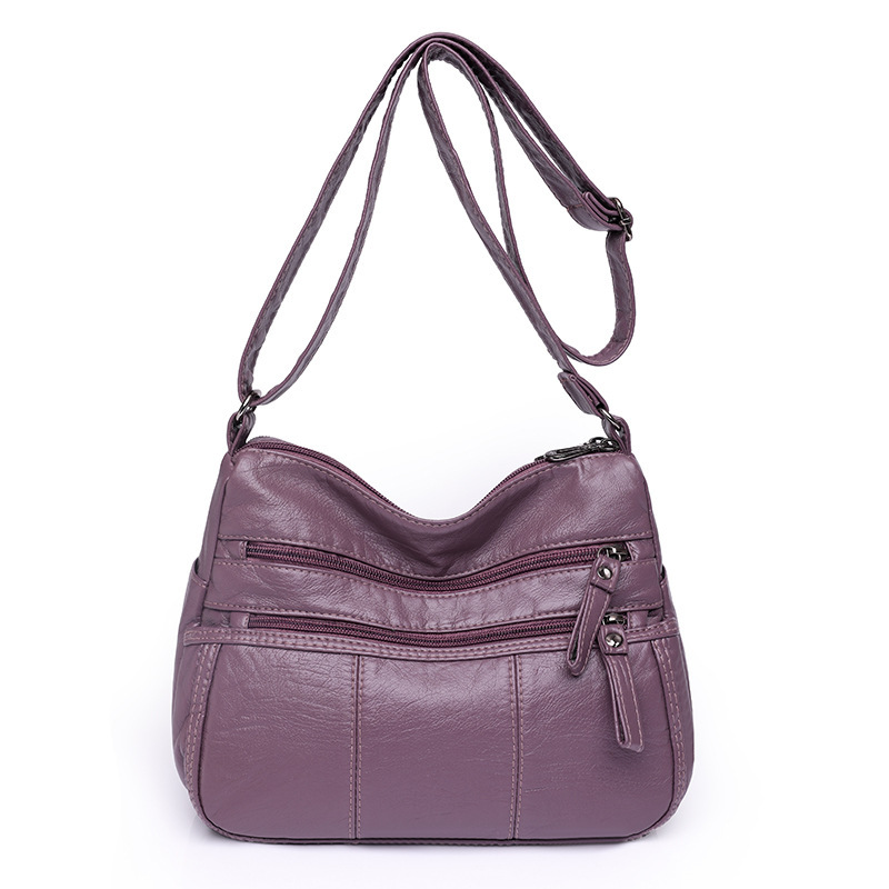 Women's Square Soft Leather Bag