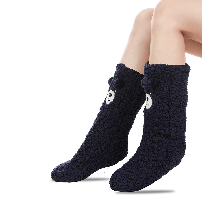 🔥Early Christmas SALE🔥Ultra-thick Cashmere Slipper Home Socks-Bear