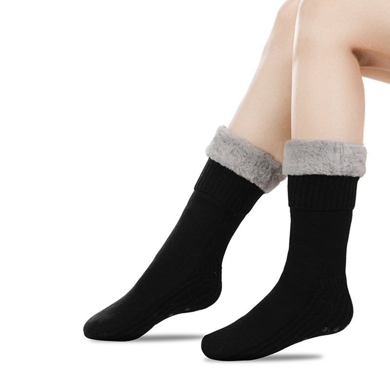 [Copy]🔥Early Christmas SALE🔥Ultra-thick Cashmere Slipper Home Socks-conventional
