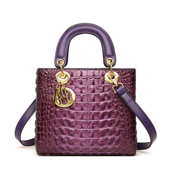 New Vintage Crocodile Women's Handheld Single Shoulder Crossbody Bag On 2024