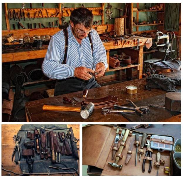 Men's Travel Vintage Leather Bag