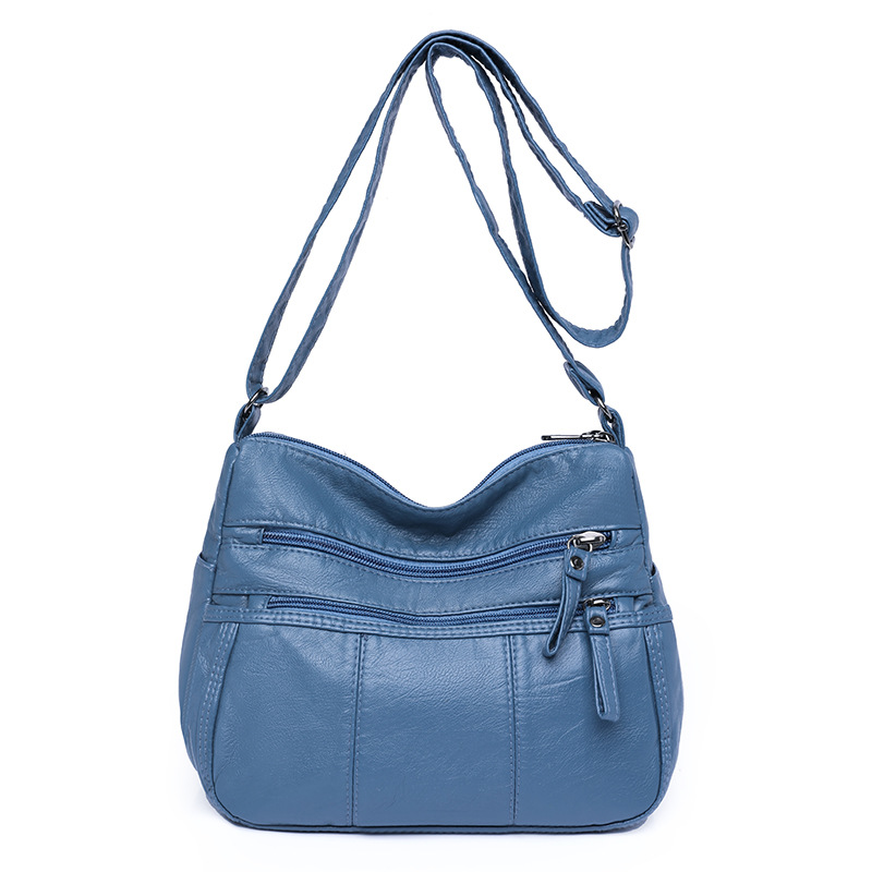 Women's Square Soft Leather Bag