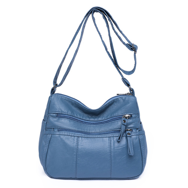 Women's Square Soft Leather Bag