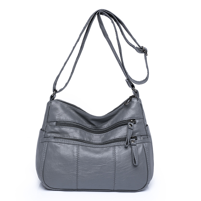 Women's Square Soft Leather Bag