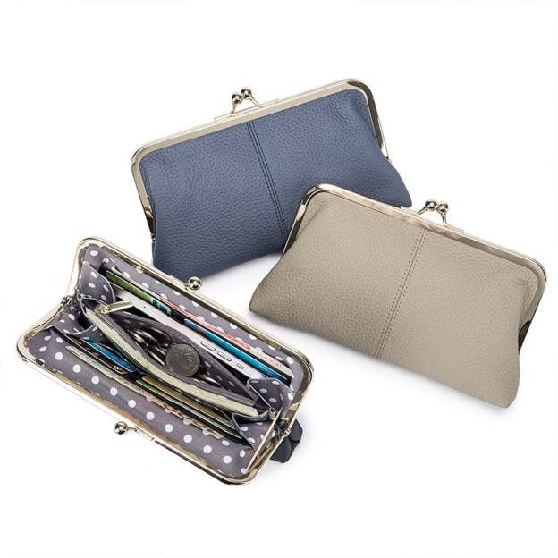 🔥 Genuine Leather Long Wallet