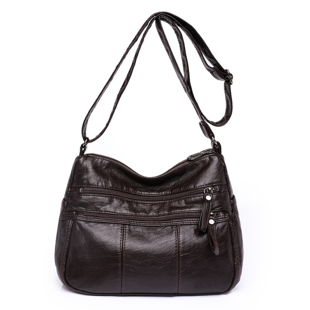 Women's Square Soft Leather Bag