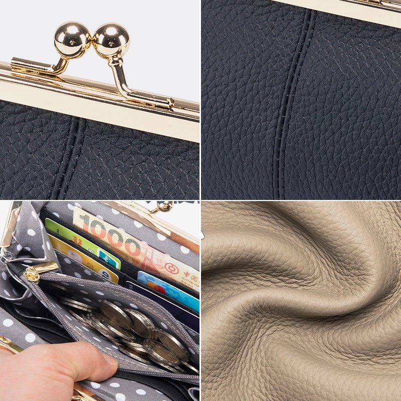 🔥 Genuine Leather Long Wallet