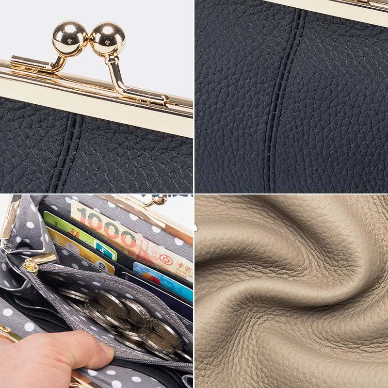 🔥 Genuine Leather Long Wallet