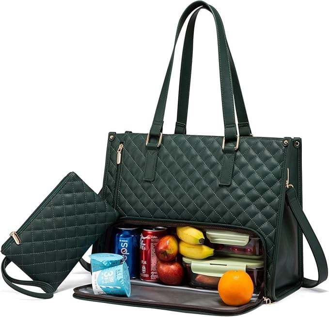💼 The Ultimate 2-in-1 Tote Bag – Where Elegance Meets Functionality! 🍽️