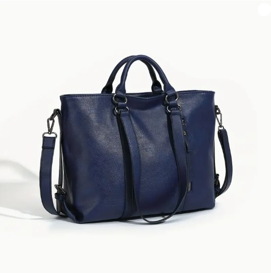 Stylish Women's Leather Shoulder Tote – Work & Daily Use-Free Shipping