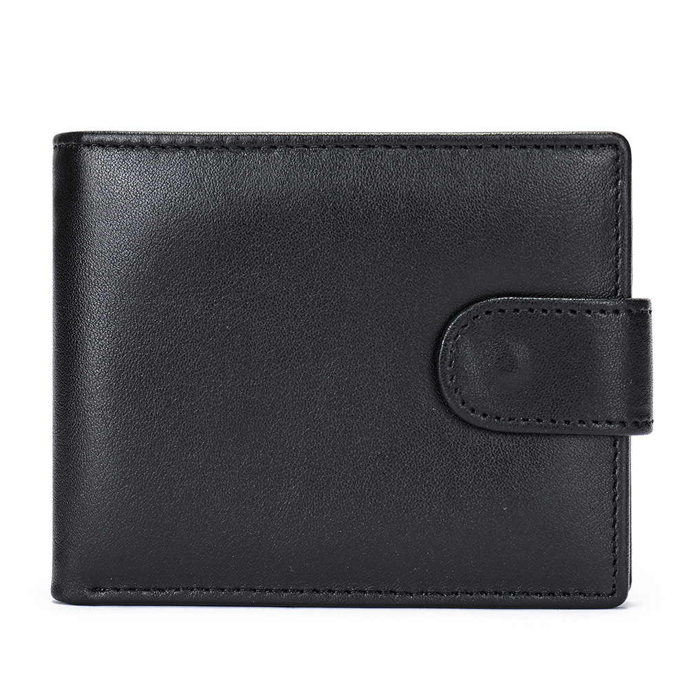 Men's Casual Retro Large Capacity Leather Wallets