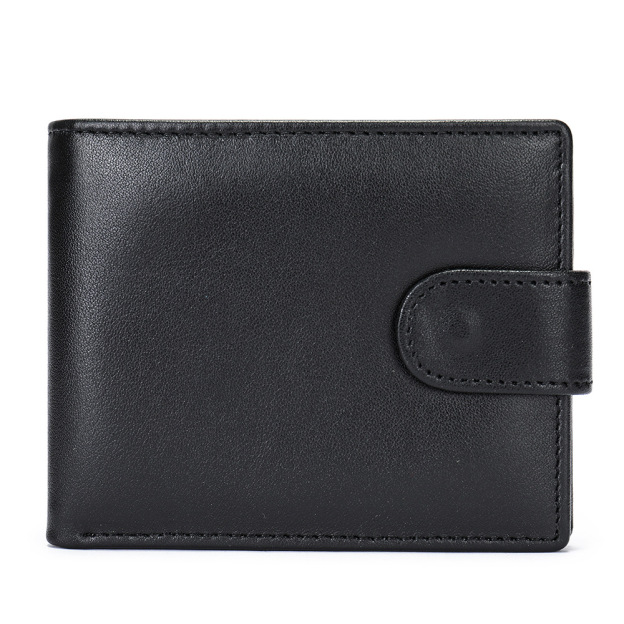 Men's Casual Retro Large Capacity Leather Wallets