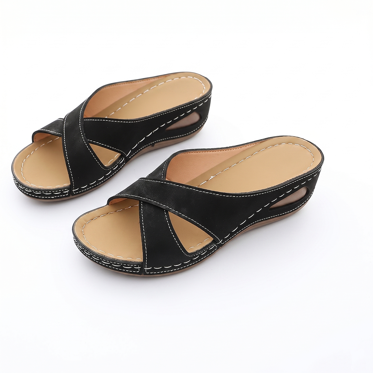 🔥Trending Now: Women's Thick Sole Platform Slippers – Light & Airy Comfort