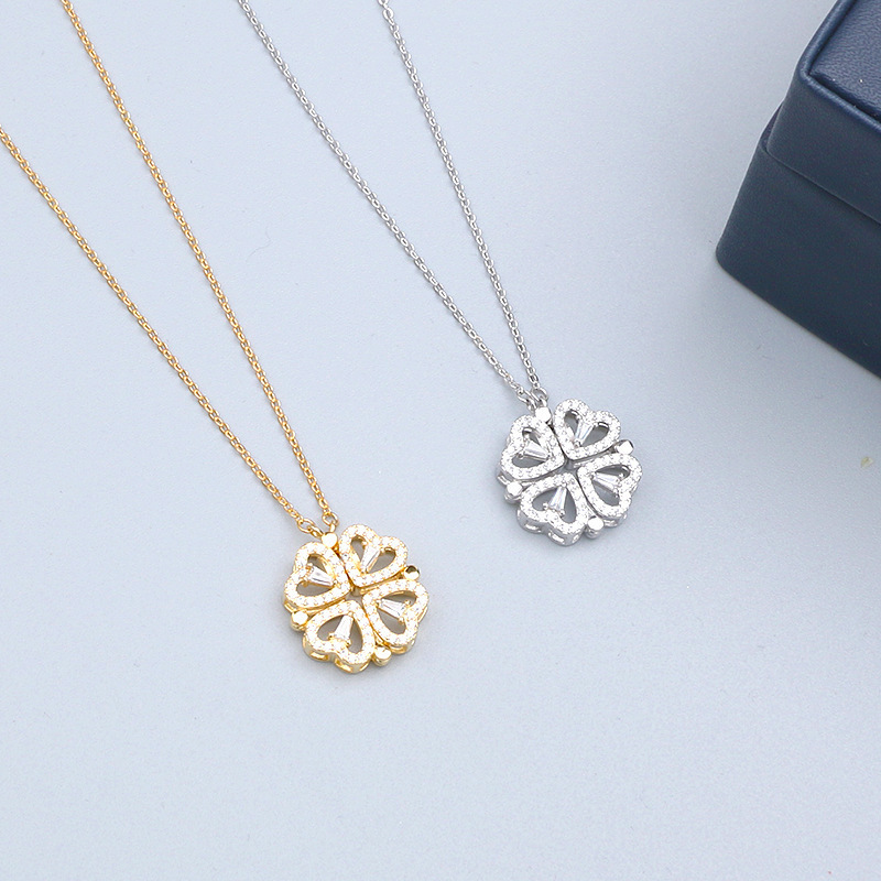 [🔥2024 NEW SALE] Heart Four-Leaf Clover Necklace