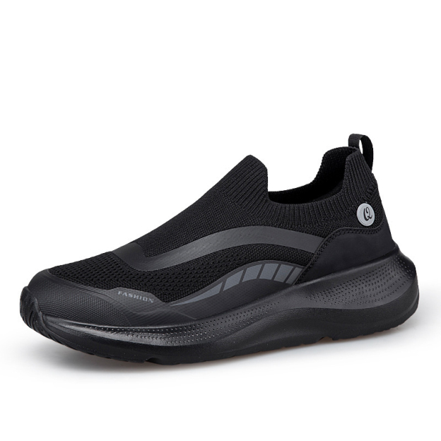 Mesh breathable thick-soled cushioned walking shoes
