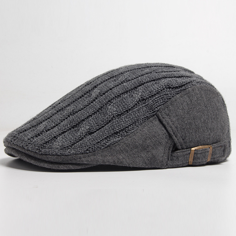 Buck丨Knitted flat cap