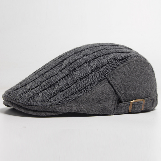 Buck丨Knitted flat cap