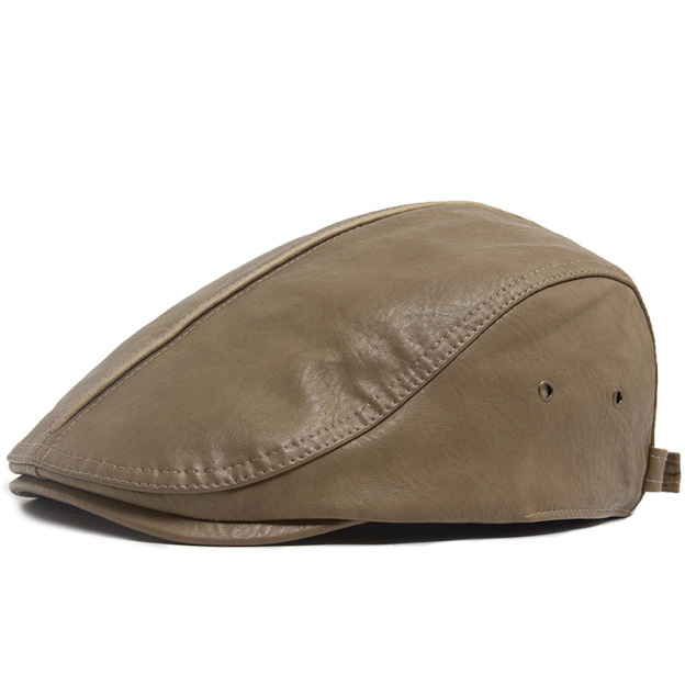 BLACKTOP | Soft leather flat cap