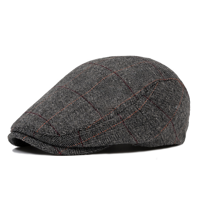 RUTH | Plaid flat cap