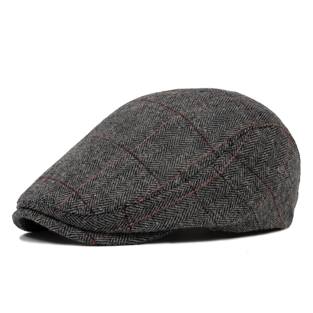 RUTH | Plaid flat cap