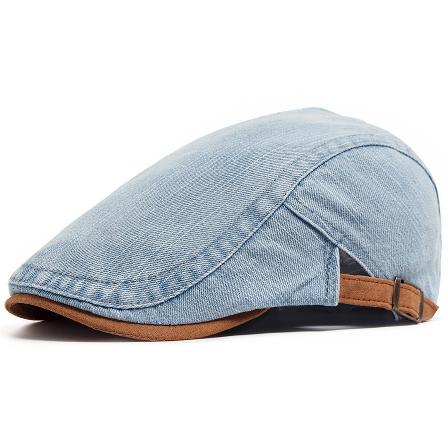 Albert | Denim flat cap