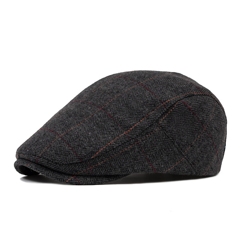 RUTH | Plaid flat cap