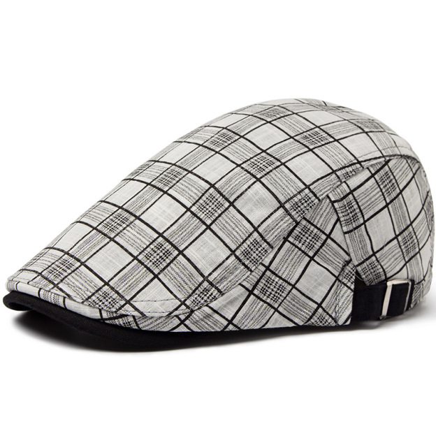 Gord丨British style cotton and linen flat cap