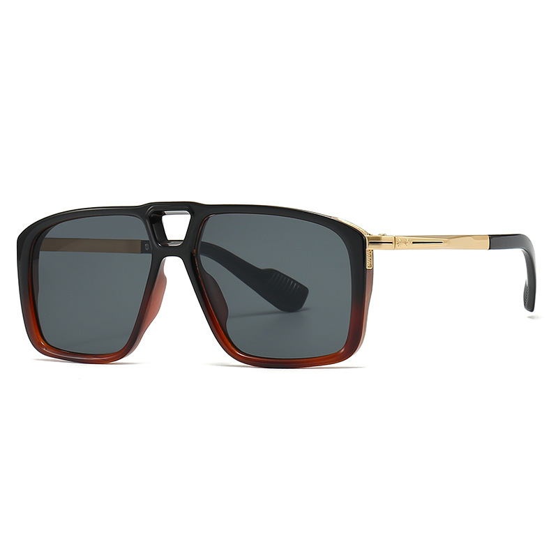 Retro-style aviator sunglasses