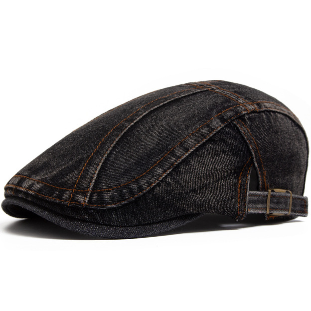 Marlin | Washed denim flat cap