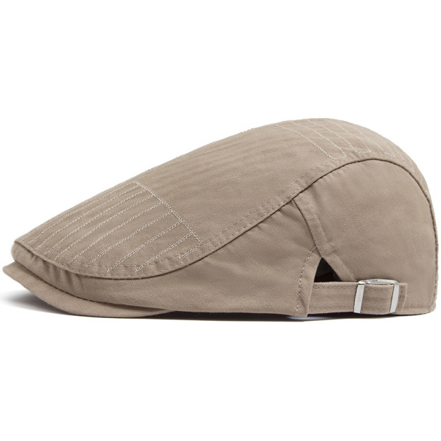 Buck | Embroidered flat cap