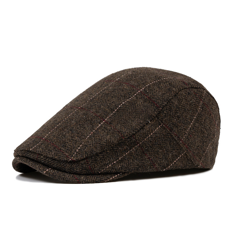RUTH | Plaid flat cap