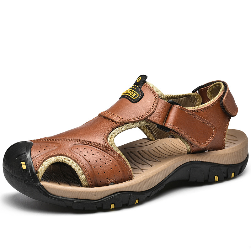 Leather sports sandals