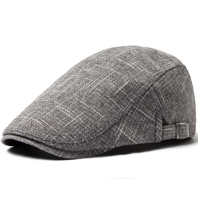 Bayside | Cotton and linen flat cap