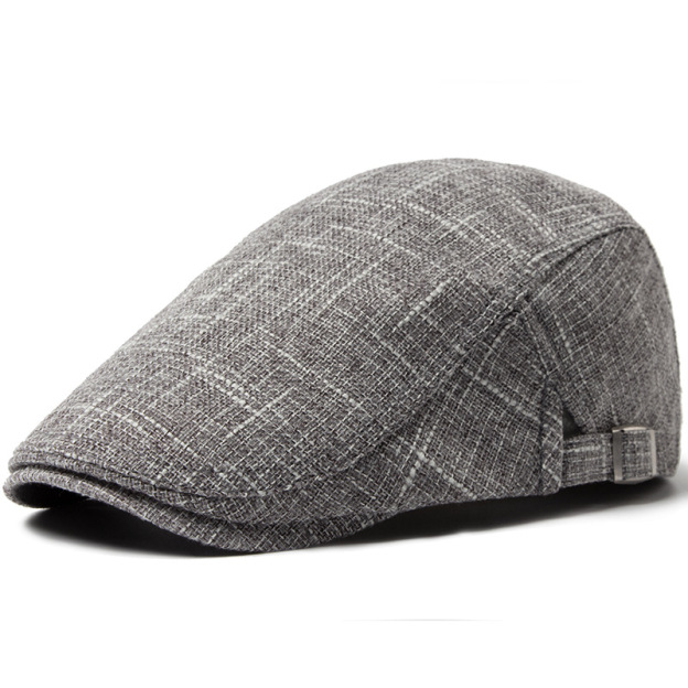 Bayside | Cotton and linen flat cap