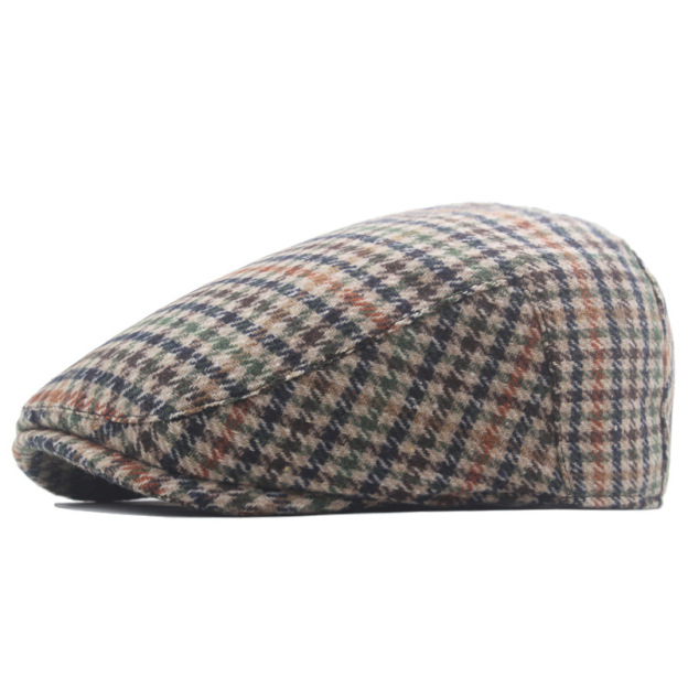 Colby | Wool textile flat cap