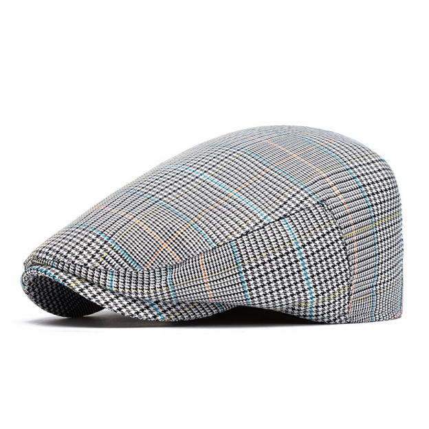 Colby | Wool textile flat cap