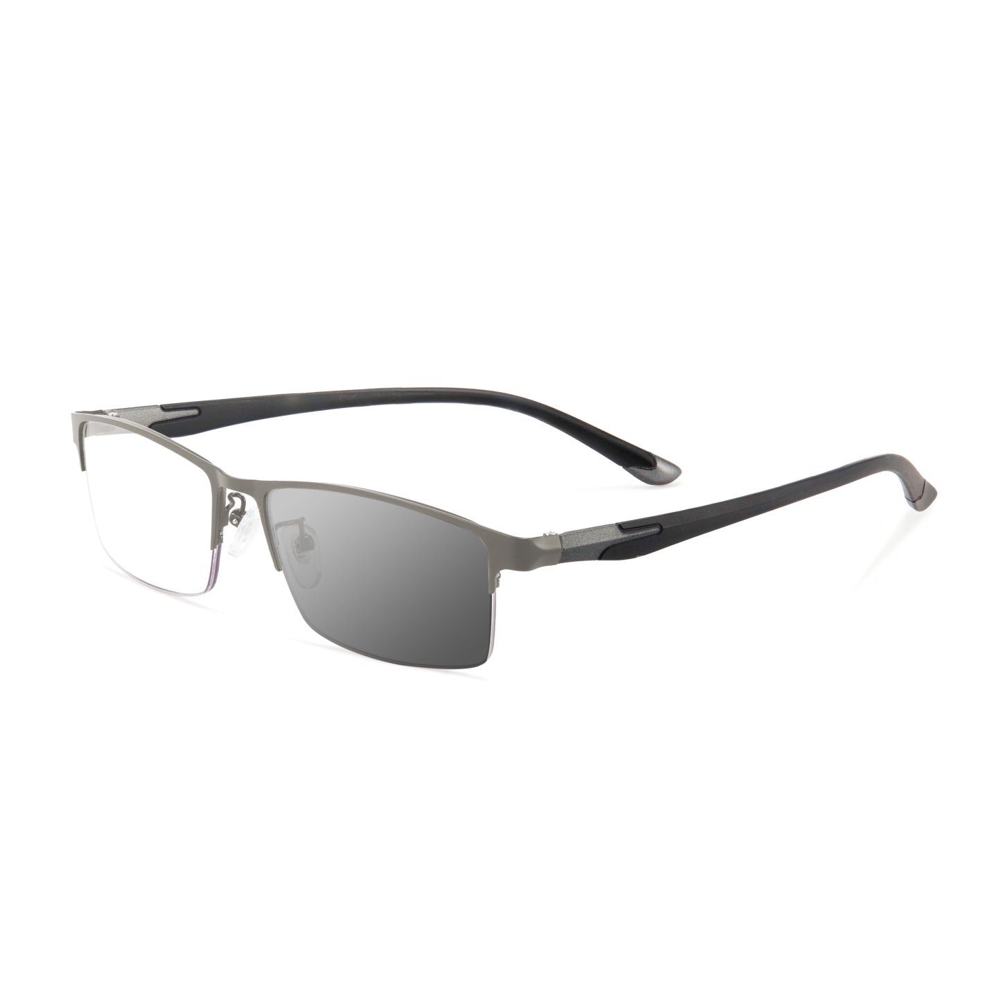 METAL ULTRA-LIGHT HALF-FRAME PHOTOCHROMIC MULTIFOCAL GLASSES