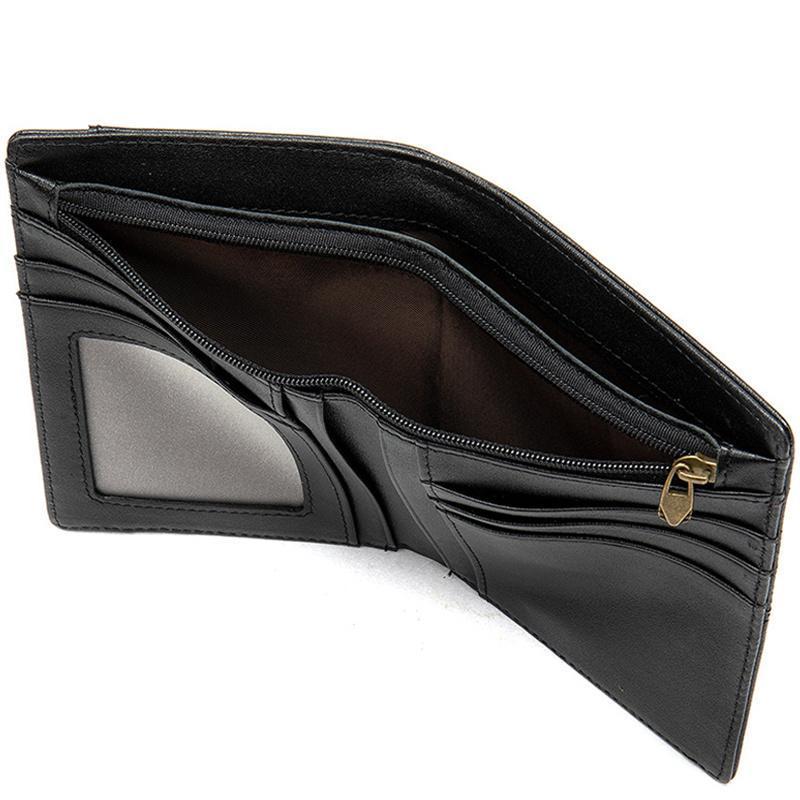 Men's Retro Style Casual Multi-Card Leather Mini Wallet