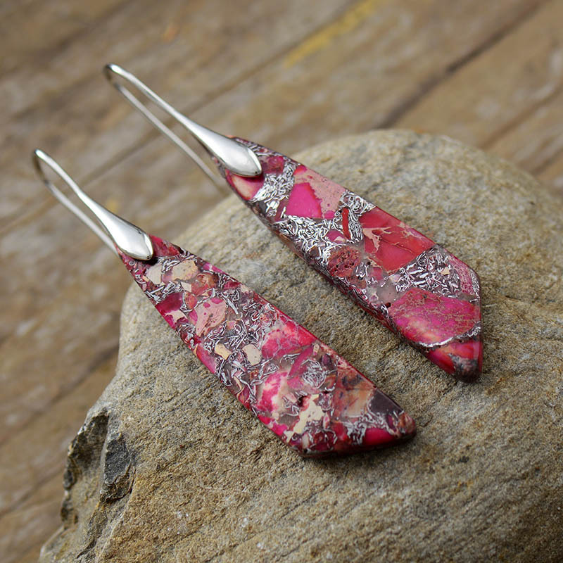 Vintage Nature Stone Earrings