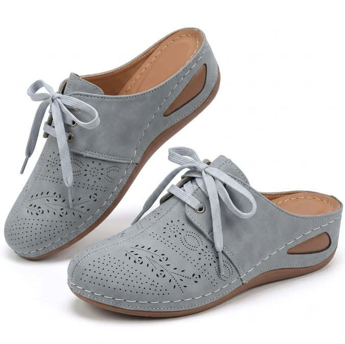 Women's Hollow Wedge Mules