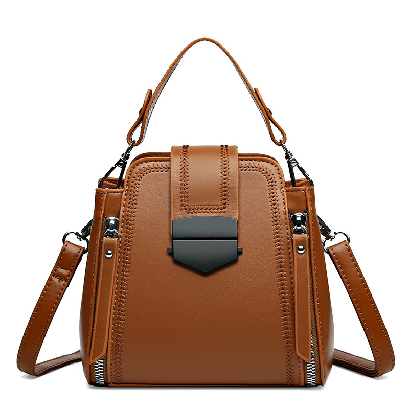 Soft Leather Texture Hand-held Small Bag