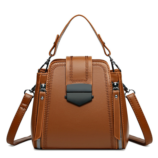 Soft Leather Texture Hand-held Small Bag