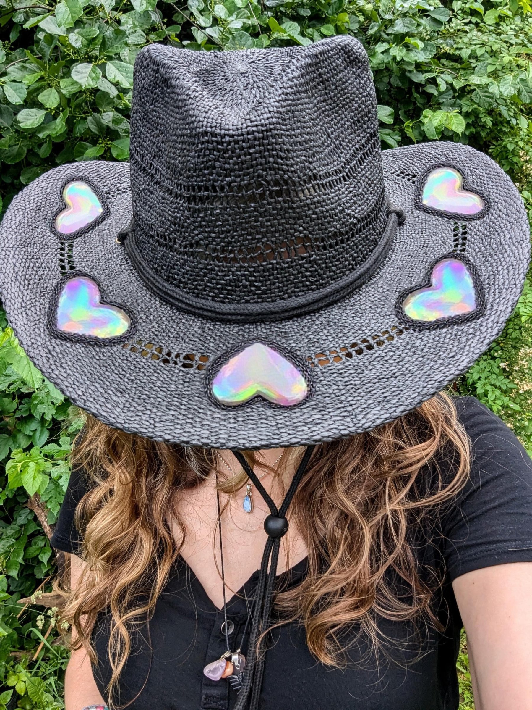🔥Suncatcher Cowgirl Straw Prism Hat