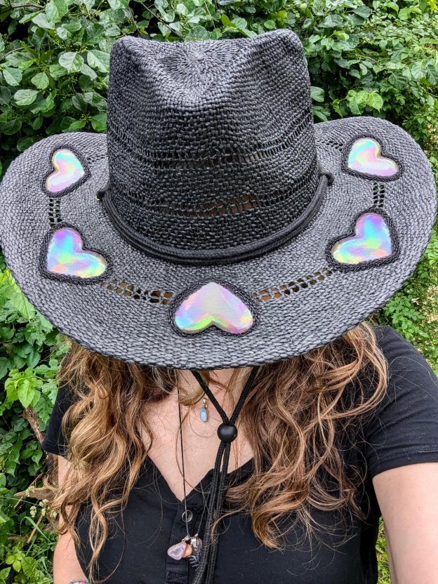 🔥Suncatcher Cowgirl Straw Prism Hat