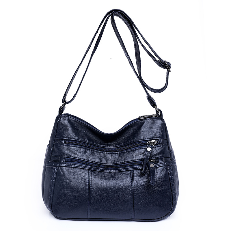 Women's Square Soft Leather Bag