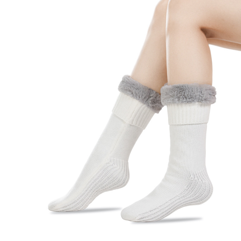 [Copy]🔥Early Christmas SALE🔥Ultra-thick Cashmere Slipper Home Socks-conventional